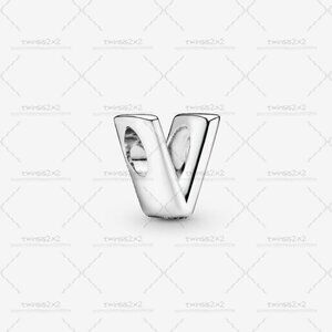 Pandora Letter V Alphabet Charm